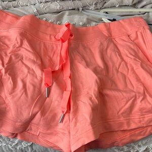 Athleta Bright Coral Athletic Shorts